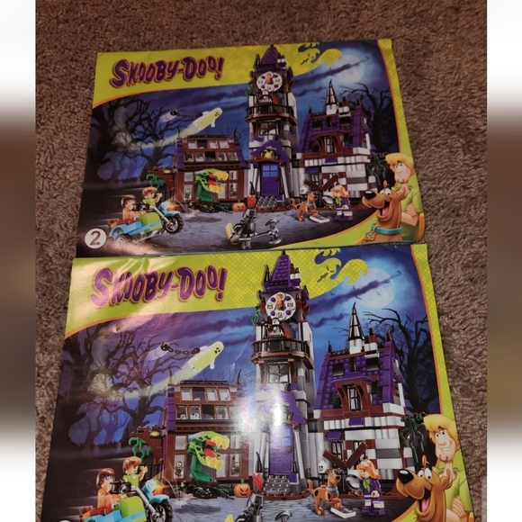 Scooby-Doo The Mystery Mansion 10432 w/ Mini Figs Manual Skooby
